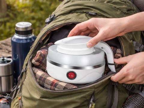 Czajnik elektryczny składany silikonowy turystyczny podróżny mały 0,6l