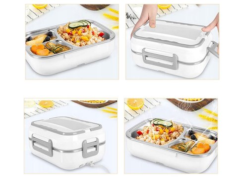 Elektryczny lunchbox pojemnik podgrzewany do auta ciężarówki pracy obiadowy