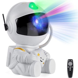 Projektor gwiazd astronauta galaktyka lampka nocna niebo laserowy led pilot