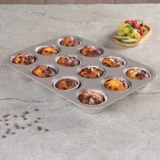 FORMA TYTANOWA DO 12 MUFFINEK BERLINGER HAUS BH-7947 TAUPE
