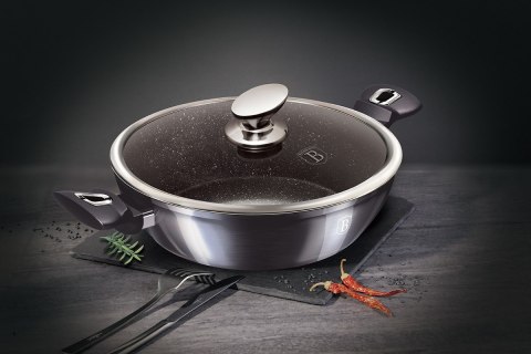 GARNEK GRANITOWY 28cm BERLINGERHAUS BH-6898 CARBON PRO