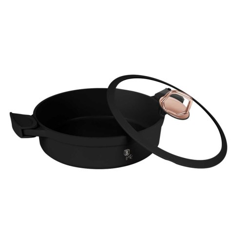 GARNEK TYTANOWY 28cm BERLINGER HAUS BH-1455 BLACK ROSE