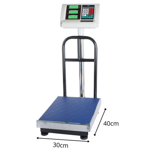Waga magazynowa platforma 30x40 oparcie 100kg/50g