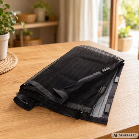 Moskitiera magnetyczna na drzwi balkonowe drzwiowa mocna siatka 100x210