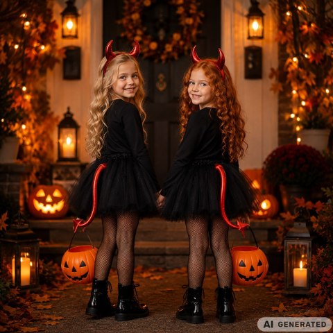 Strój przebranie kostium diablica diabeł halloween