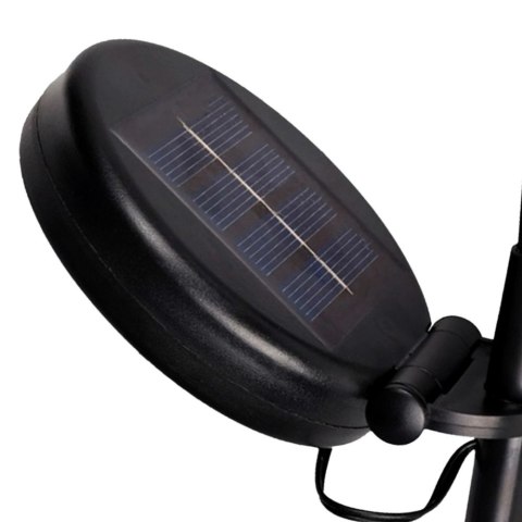 LAMPKI OGRODOWE SOLARNE KULECZKI 2 SZTUKI PO 6 LAMPEK LED RGB DŁUGIE 70 CM