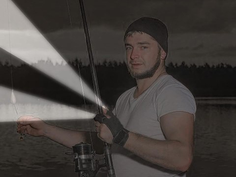Rękawiczki led świetlne komplet prawa i lewa - zestaw warsztatowe