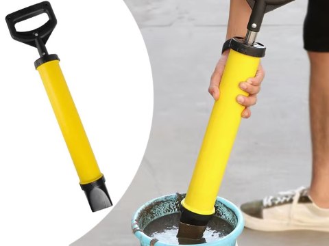 Wyciskacz budowlany pompka do mas cementu tynku zaprawy kleju fug 4 dysze