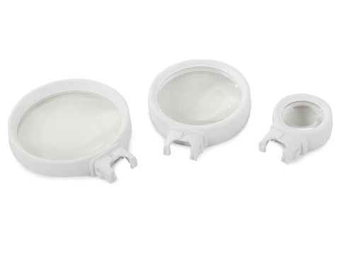 Lupa biurkowa ręczna 2w1 wymienne soczewki 6 led