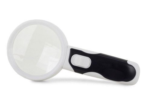 Lupa biurkowa ręczna 2w1 wymienne soczewki 6 led