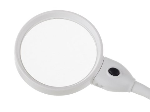 Lupa biurkowa ręczna 2w1 wymienne soczewki 6 led