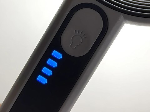 Lupa do czytania podświetlana szkło powiększające 5x z oświetleniem led