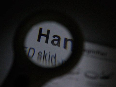 Lupa do czytania szkło powiększające 4x 8 led uv
