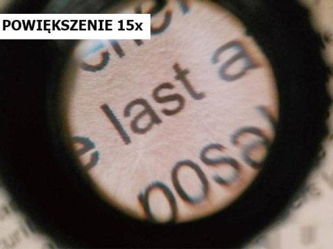 Lupa jubilerska zegarmistrzowska do oka 15x