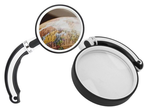 Lupa klasyczna szkło powiększające składana 90mm