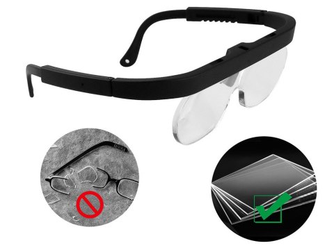 Lupa okulary powiększające do czytania 2,5x 3,5x