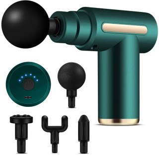 Pistolet do masażu masażer do pleców ciała mocny massage gun pro końcówki