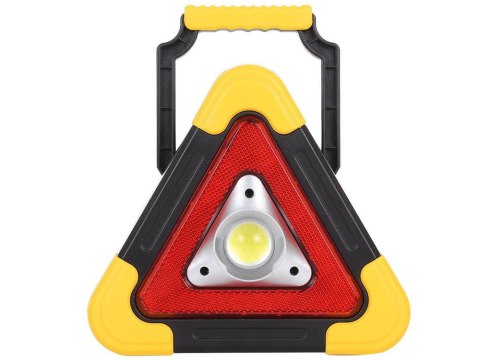 Trójkąt ostrzegawczy led latarka lampka power bank