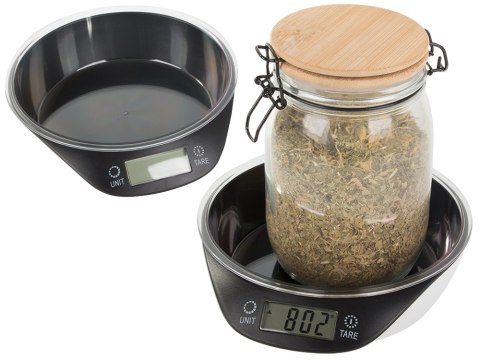 Elektroniczna waga kuchenna z wyjmowana misą 5kg/1g cyfrowa precyzyjna