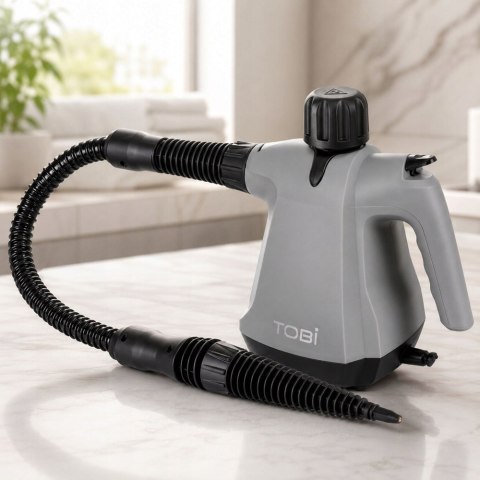 Myjka parowa czyścik mop parowy 1500w 3 bary z akcesoriami do okien fug