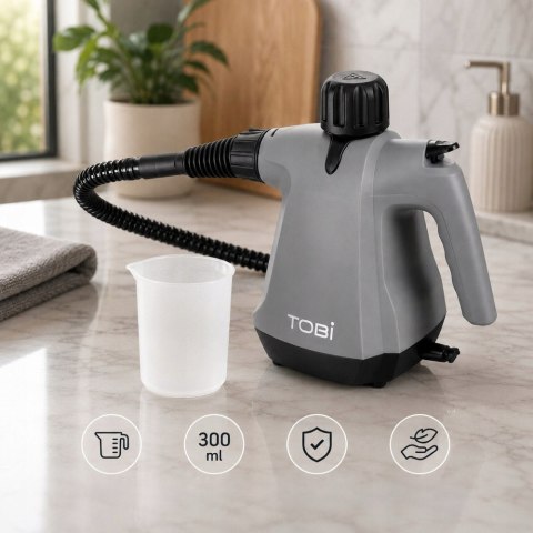Myjka parowa czyścik mop parowy 1500w 3 bary z akcesoriami do okien fug