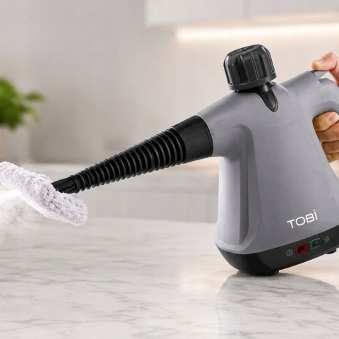 Myjka parowa czyścik mop parowy 1500w 3 bary z akcesoriami do okien fug