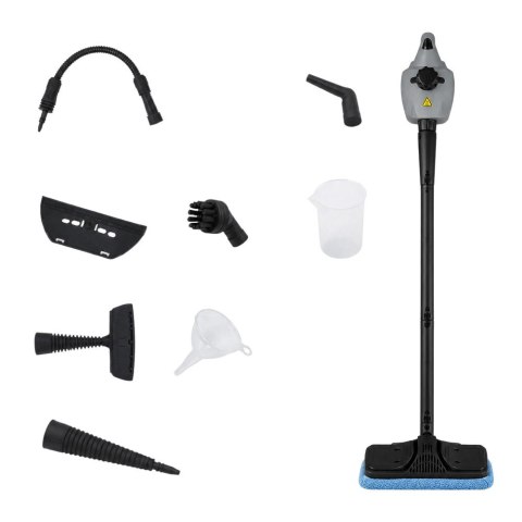 Myjka parowa czyścik mop parowy 1500w 3 bary z akcesoriami do okien fug