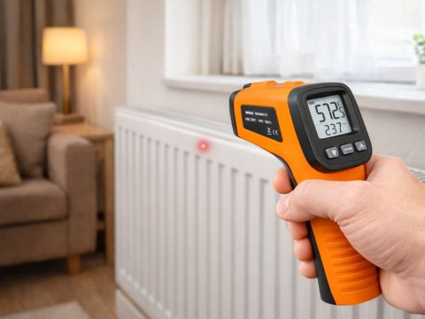 Pirometr termometr laserowy bezdotykowy -50 +550°c miernik temperatury