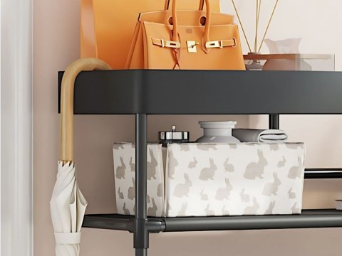 Regał na buty 5 poziomów stojak na buty szafka metalowa organizer z półką