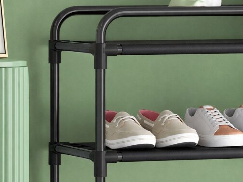 Regał na buty 5 poziomów stojak na buty szafka metalowa organizer z półką