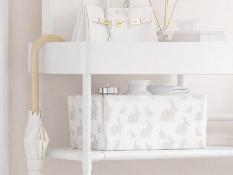 Regał na buty 5 poziomów stojak na buty szafka metalowa organizer z półką