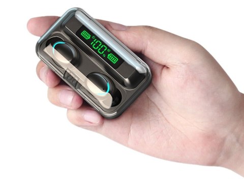 Słuchawki bezprzewodowe bluetooth f9 tws powerbank