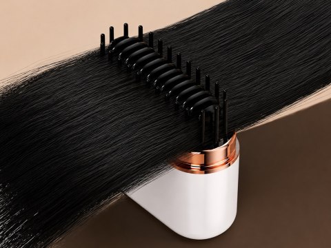Szczotka prostująca włosy prostownica usb do włosów regulacja temperatury