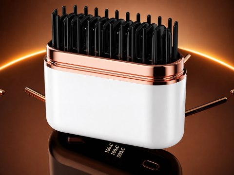 Szczotka prostująca włosy prostownica usb do włosów regulacja temperatury