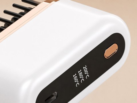 Szczotka prostująca włosy prostownica usb do włosów regulacja temperatury