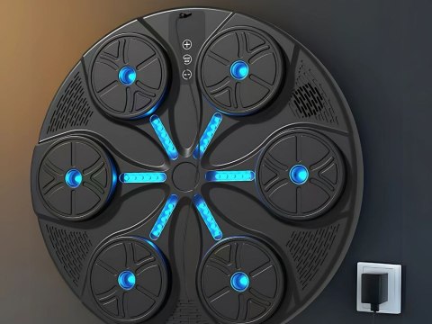 Tarcza bokserska trener boxu mma muzyka usb 8 poziomów+ rękawice bokserskie