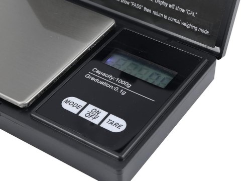 Waga kieszonkowa jubilerska 500g/0,1g precyzyjna gramowa elektroniczna
