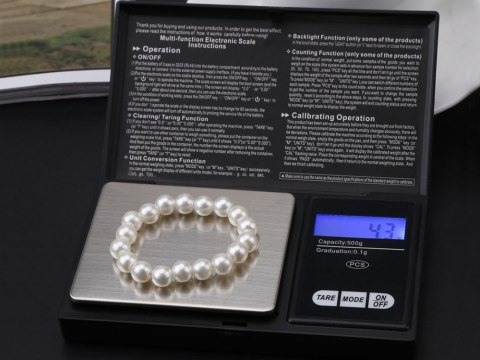 Waga kieszonkowa jubilerska 500g/0,1g precyzyjna gramowa elektroniczna