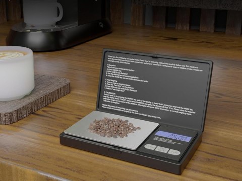 Waga kieszonkowa jubilerska 500g/0,1g precyzyjna gramowa elektroniczna