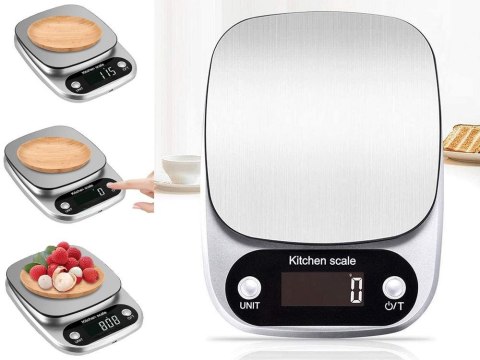 Waga kuchenna elektroniczna lcd domowa dokładna precyzyjna do 3 kg 0,1 g