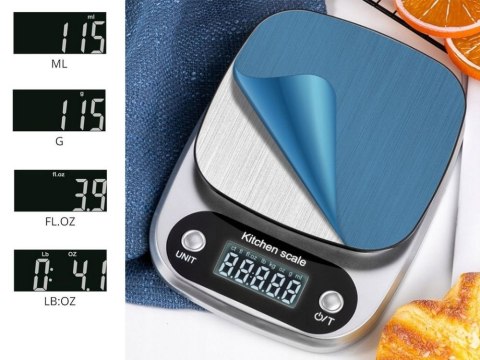 Waga kuchenna elektroniczna lcd domowa dokładna precyzyjna do 3 kg 0,1 g