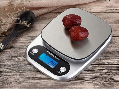 Waga kuchenna elektroniczna lcd domowa dokładna precyzyjna do 3 kg 0,1 g