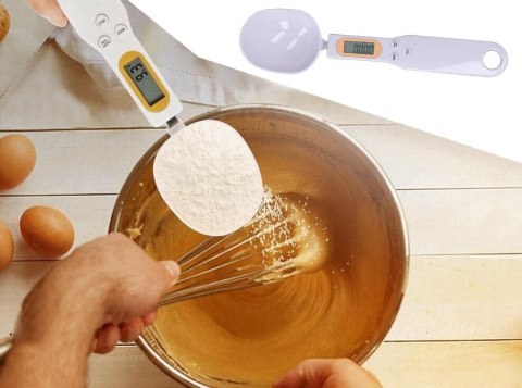 Waga kuchenna łyżka elektroniczna lcd cyfrowa prcyzyjna do ręczna 500g
