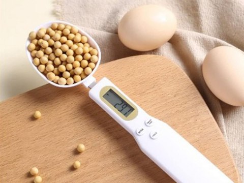 Waga kuchenna łyżka elektroniczna lcd cyfrowa prcyzyjna do ważenia ręczna