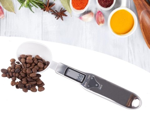 Waga kuchenna łyżka elektroniczna lcd cyfrowa precyzyjna ręczna 500g