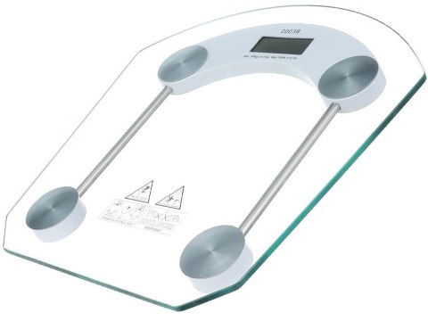 Waga łazienkowa elektroniczna 180kg szklana lcd analityczna przezroczysta