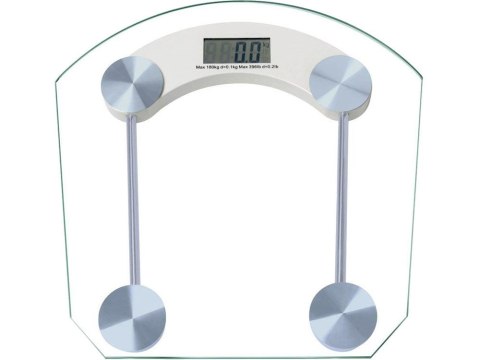 Waga łazienkowa elektroniczna 180kg szklana lcd analityczna przezroczysta