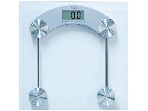 Waga łazienkowa elektroniczna 180kg szklana lcd przezroczysta do łazienki