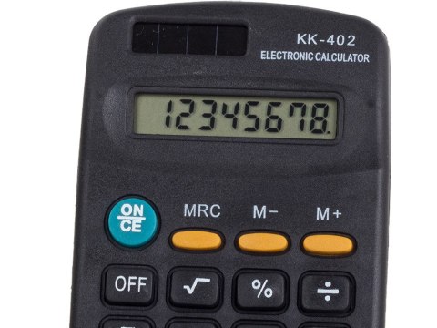Kalkulator klasyczny kieszonkowy 8 cyfr szkolny