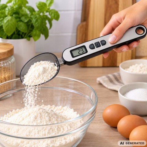 ŁYŻKA WAGA TY-807E CZARNA (100)